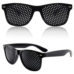 Adjustment glasses two-pack for eye training and focus during daily tasks.