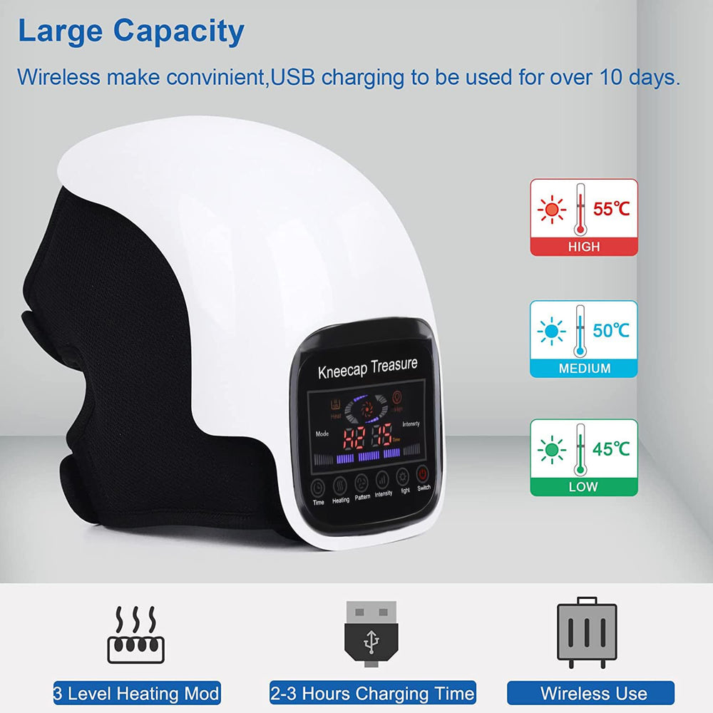 Cordless design from ADKJOY DTOKO knee massager enabling use anywhere