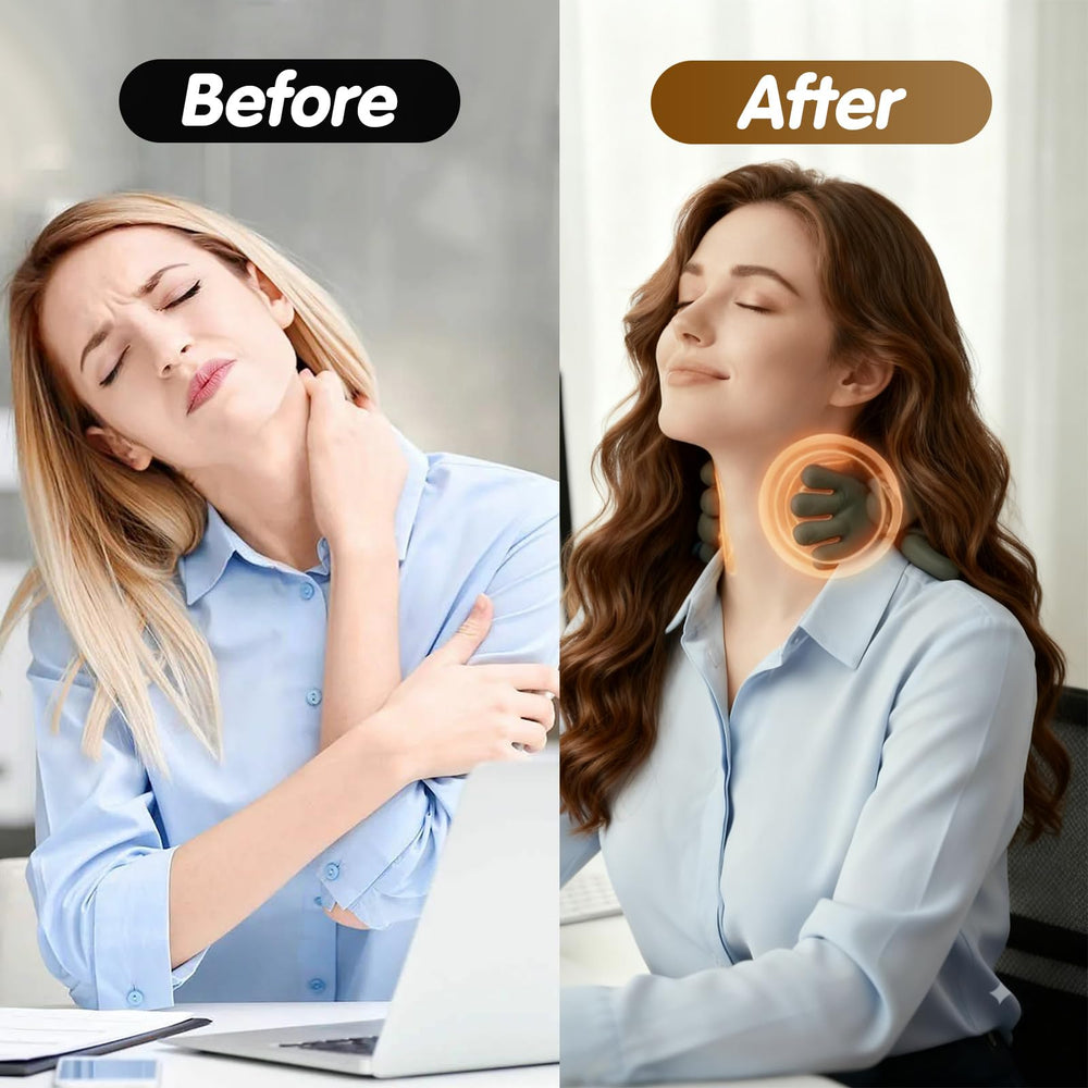 Soft, skin-friendly materials of the Siasoo neck massager