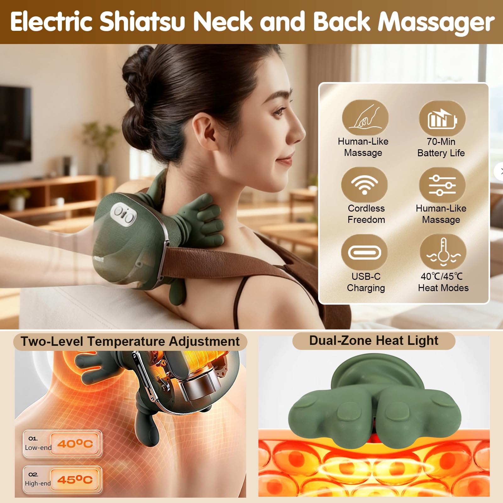 Siasoo wireless portable use for massage during travel
