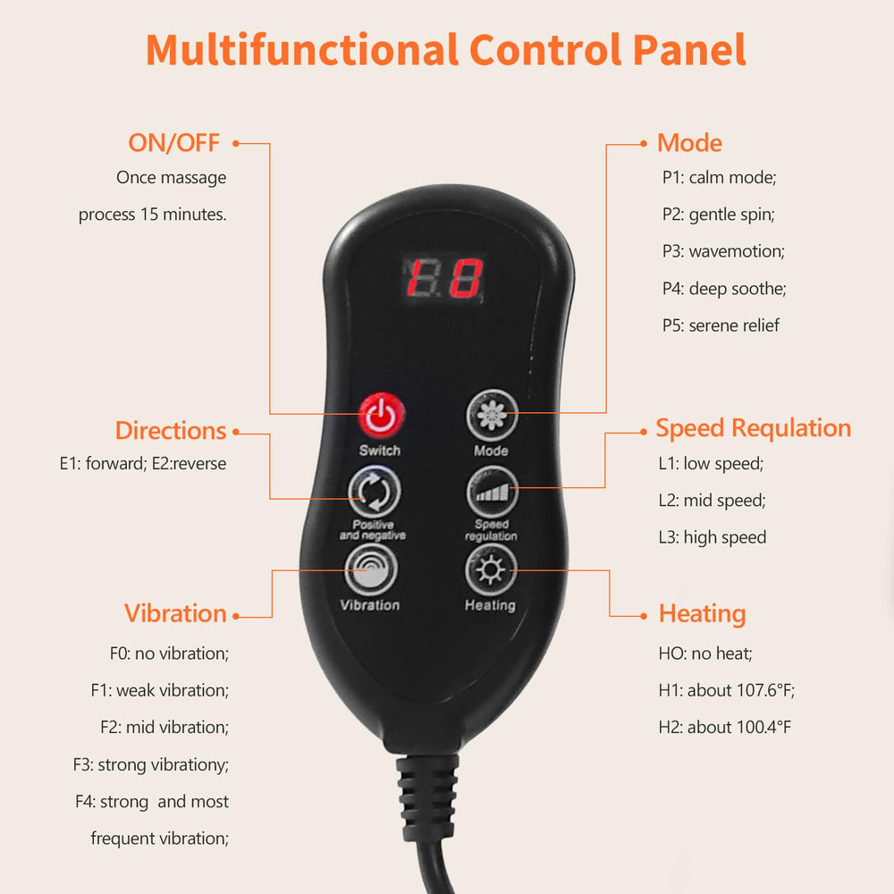 Admbm multi-mode massage with adjustable directions offers varied experiences.