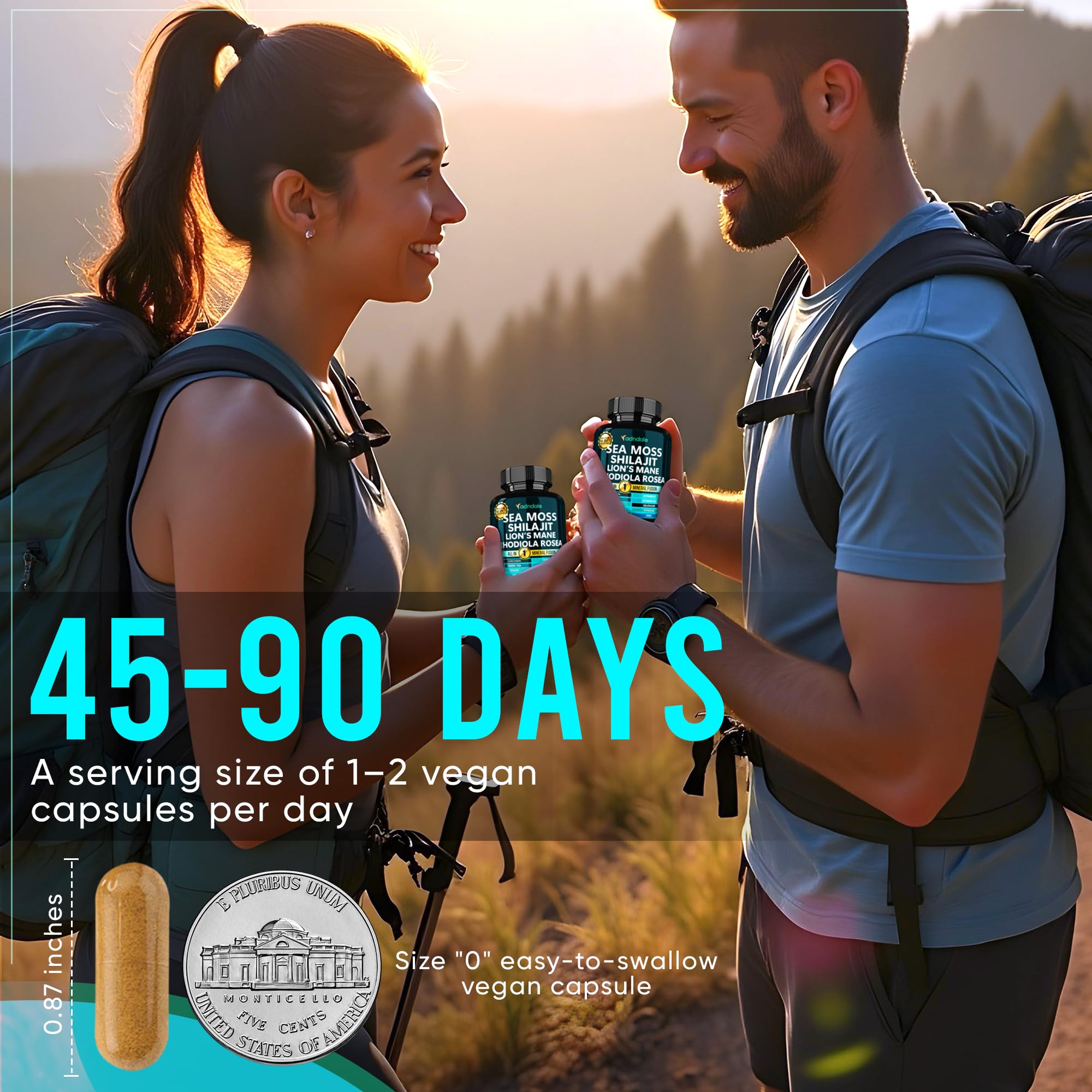 Adndale CoQ10 capsule scene emphasizing heart health and energy.