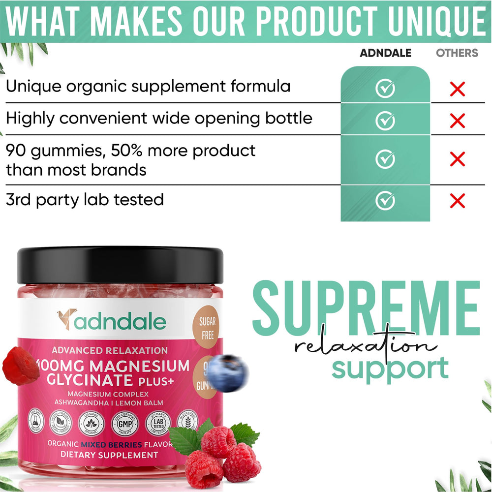 Adndale Family-friendly gummies promote shared relaxation for adults and kids.