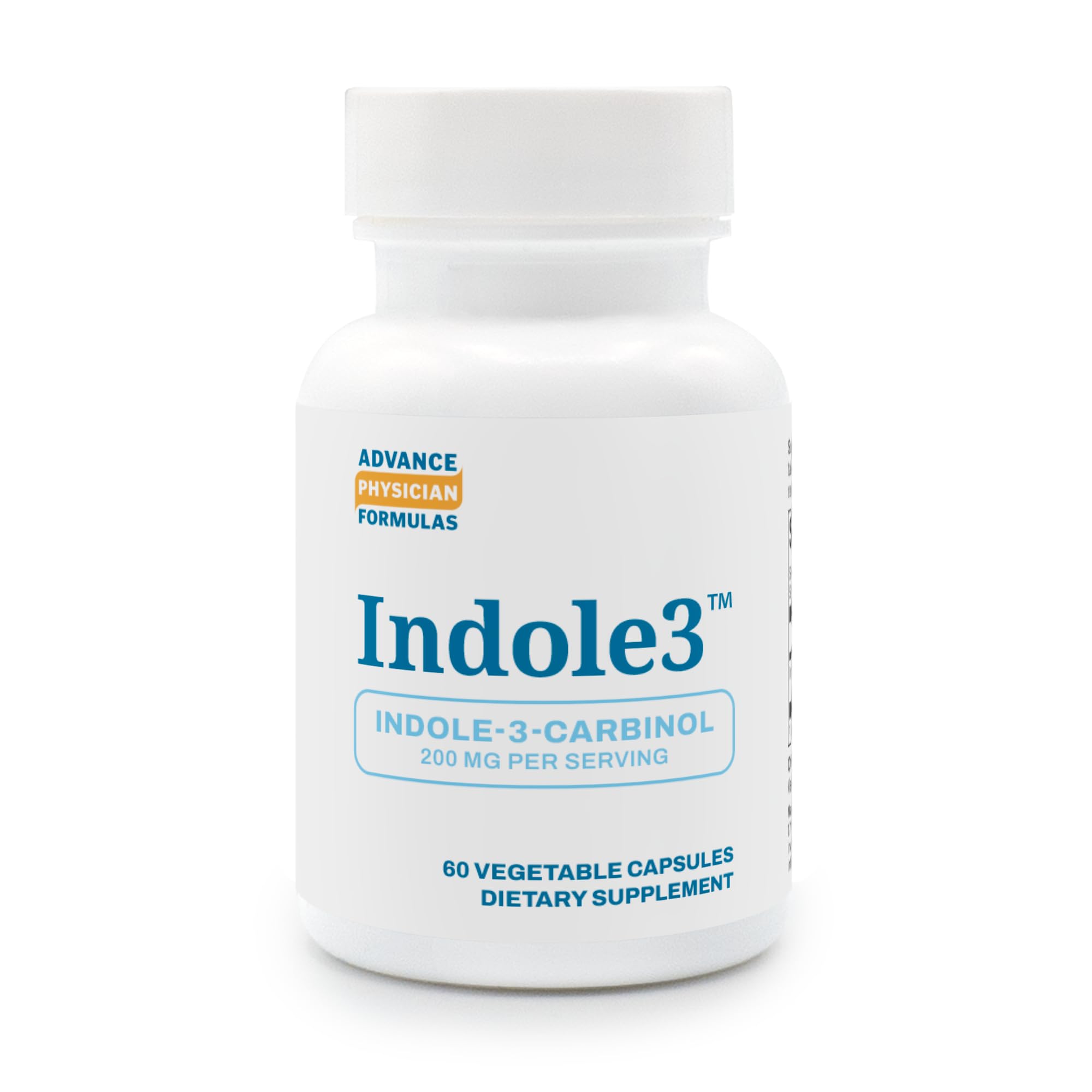 Advance Physician Formulas Indole-3-Carbinol bottle front view for everyday wellness