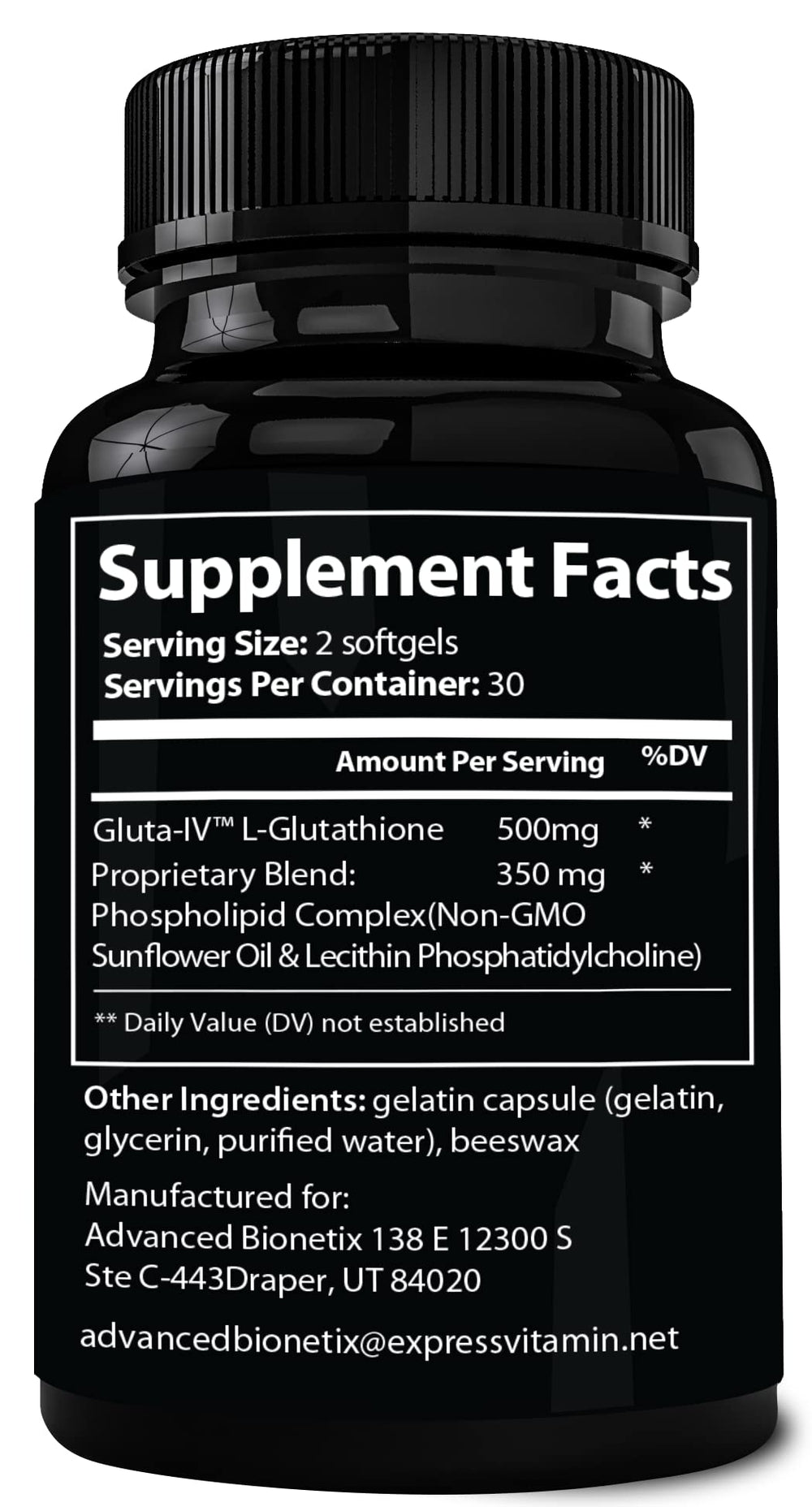 Advanced Bionetix capsule opening illustrating clear dosage access.