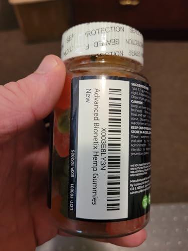 Advanced Bionetix gomitas de cáñamo, experiencia de relajación diaria
