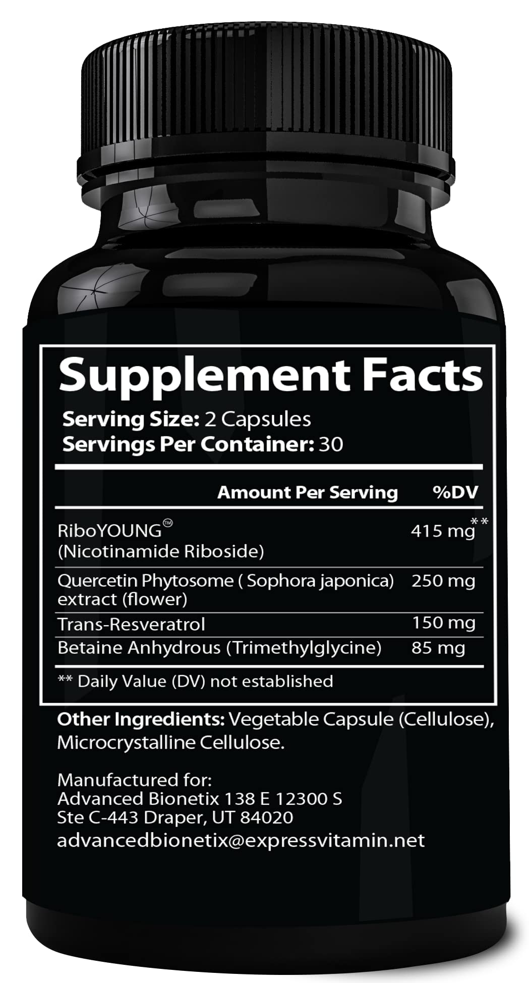 Advanced Bionetix NAD NR health routine shot suggesting potential anti-aging support