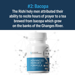 Advanced Bionutritionals brain health ingredients visual highlighting blueberries and gingko