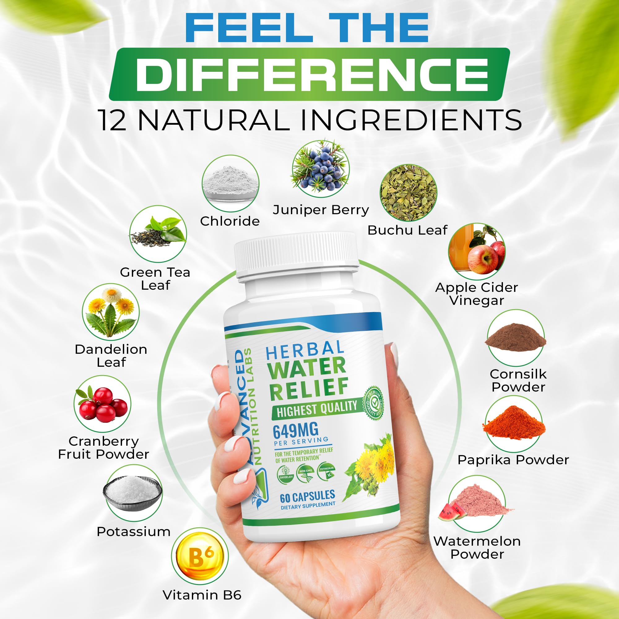 Advanced Nutrition Labs green tea extract close-up emphasizing antioxidant-rich formula