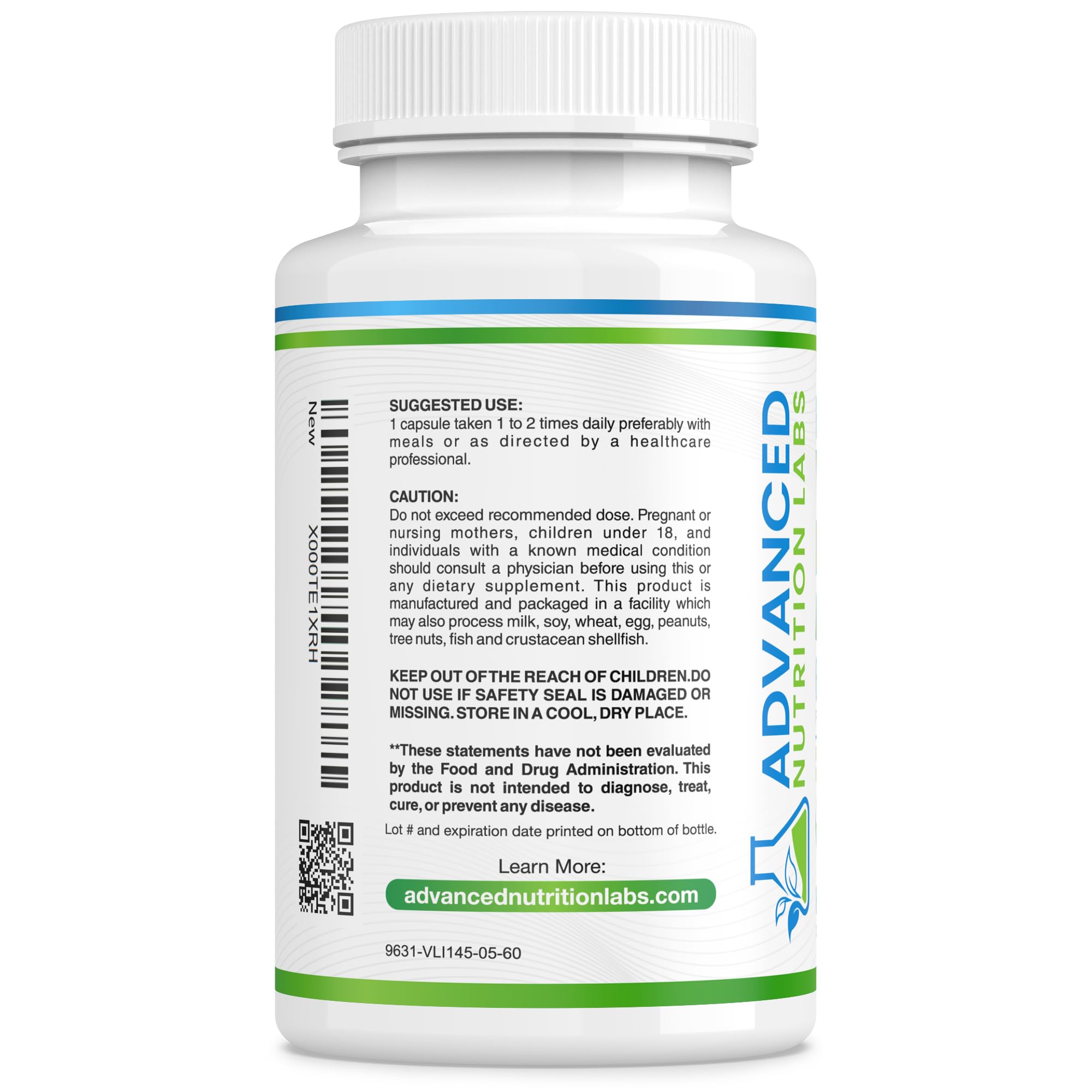 Advanced Nutrition Labs made-in-USA badge signaling trusted production standards
