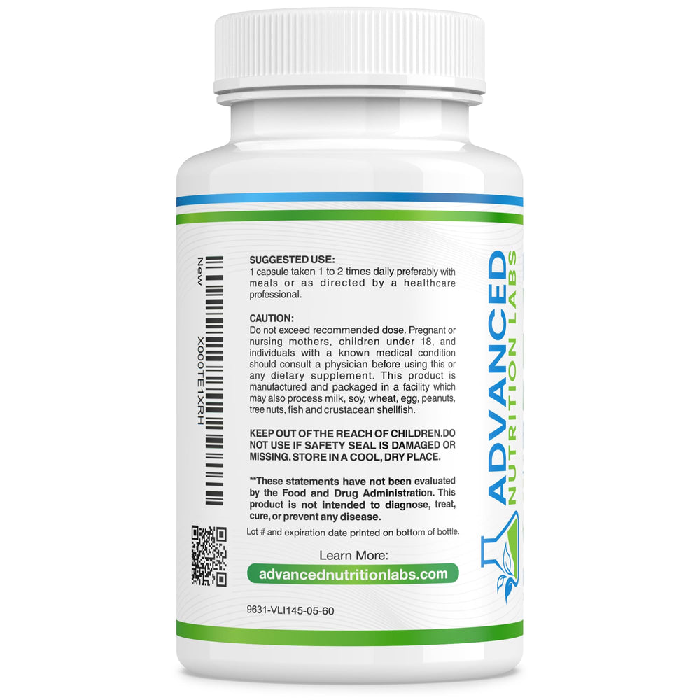 Advanced Nutrition Labs made-in-USA badge signaling trusted production standards