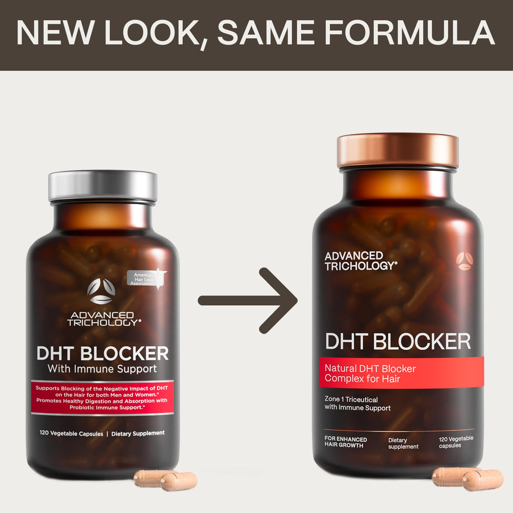 Ingredients list highlights of Advanced Trichology DHT Blocker