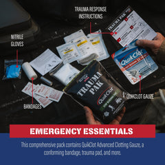Adventure Medical Kits Trauma Pak emergency instructions guide for quick response.