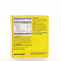 AdvoCare Fiber powder stirred in a glass for easy daily use.