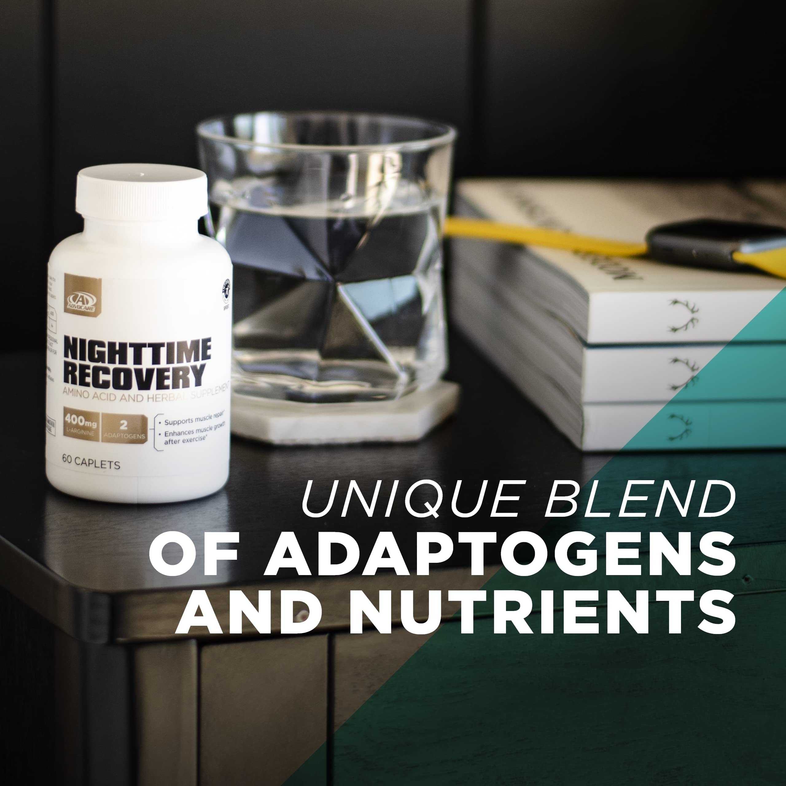 AdvoCare Nighttime Recovery amino acid blend showcases post-exercise repair potential.