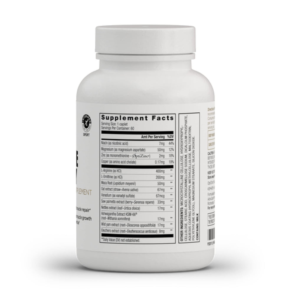AdvoCare Nighttime Recovery ashwagandha-focused bottle highlights adaptogenic support after workouts.