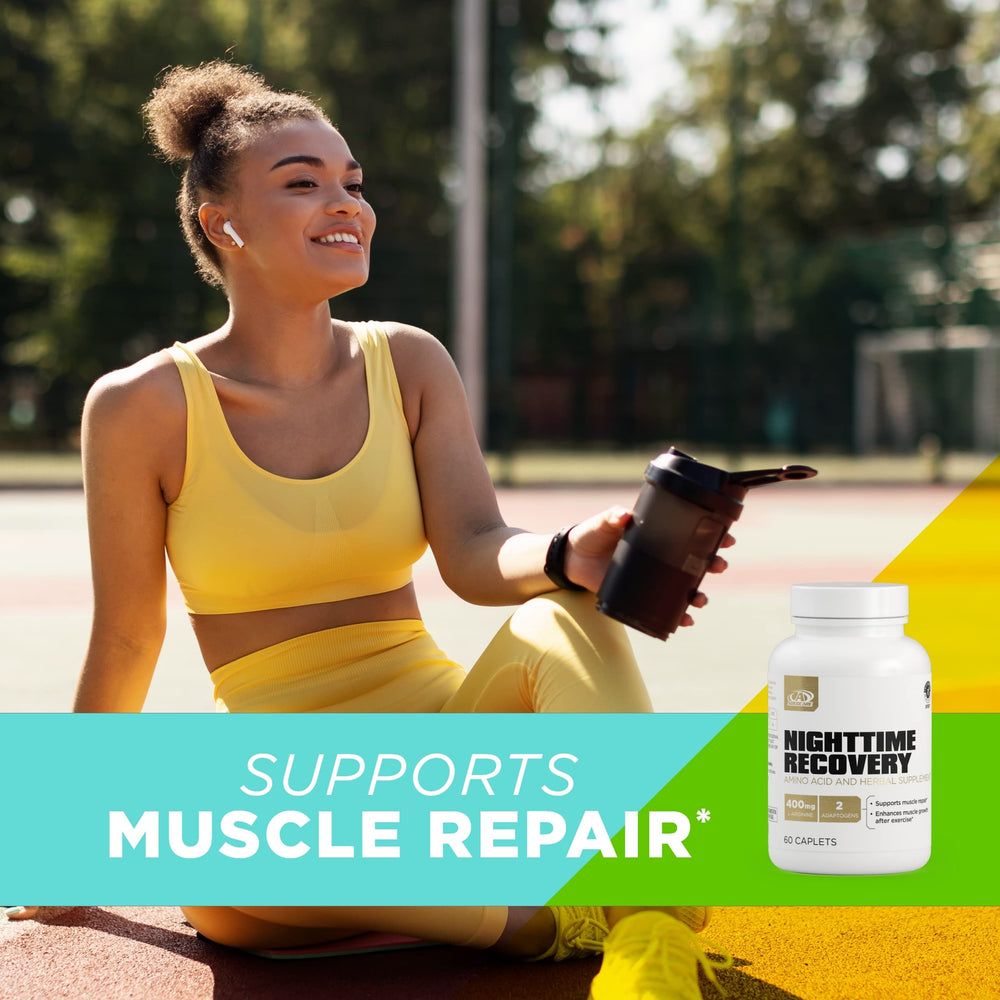 AdvoCare Nighttime Recovery mineral complex emphasizes magnesium, zinc, and copper balance.