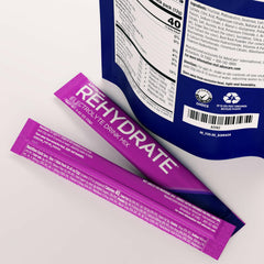 AdvoCare Rehydrate with amino acids and antioxidants supporting recovery.