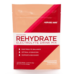 AdvoCare Rehydrate bottle pour for fast hydration after workouts