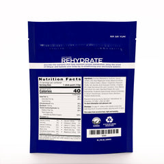 AdvoCare Rehydrate electrolyte ingredients panel highlighting core minerals.