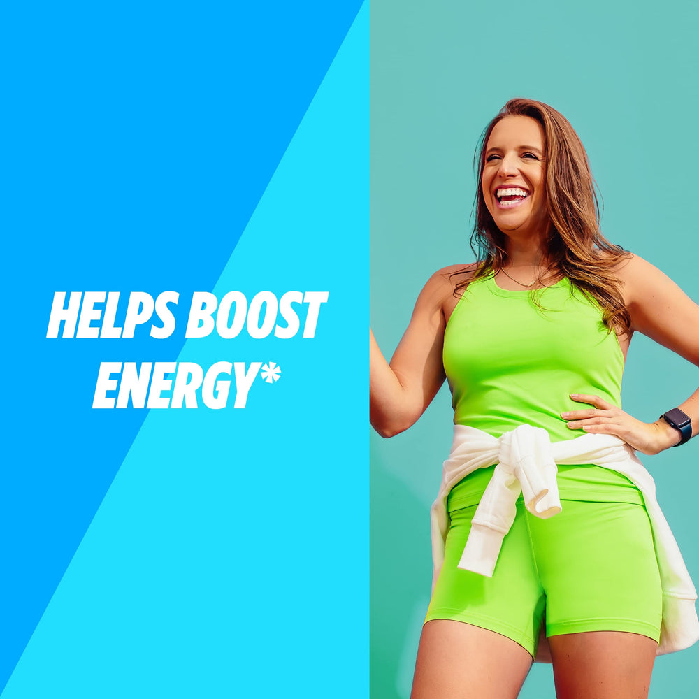 Glass of limeade Spark showing refreshing energy and focus.