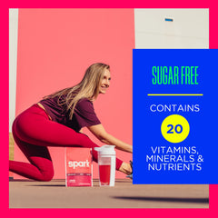 AdvoCare Spark portable packaging highlights easy, sugar-free energy anywhere.