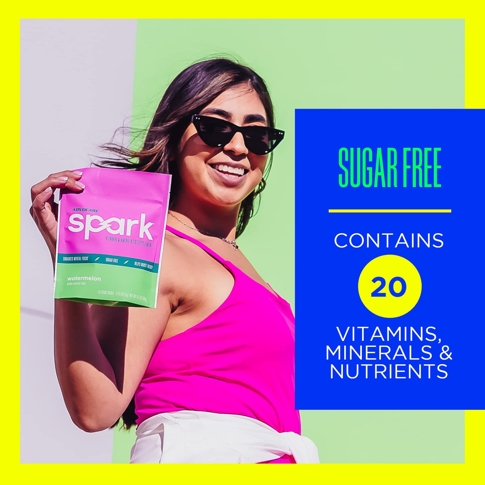 AdvoCare Spark ready drink in a glass delivers focused energy