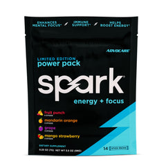 AdvoCare Spark stick-pack front view showing portable energy on the go