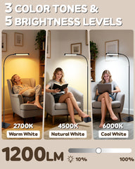 AearKing light therapy lamp adjustable height enabling precise mood lighting