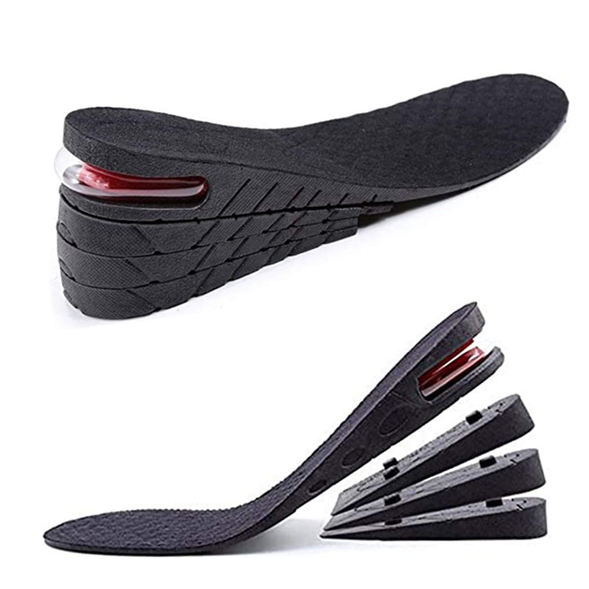 AEDNX height increase insole side view for discreet elevation and confidence boost.