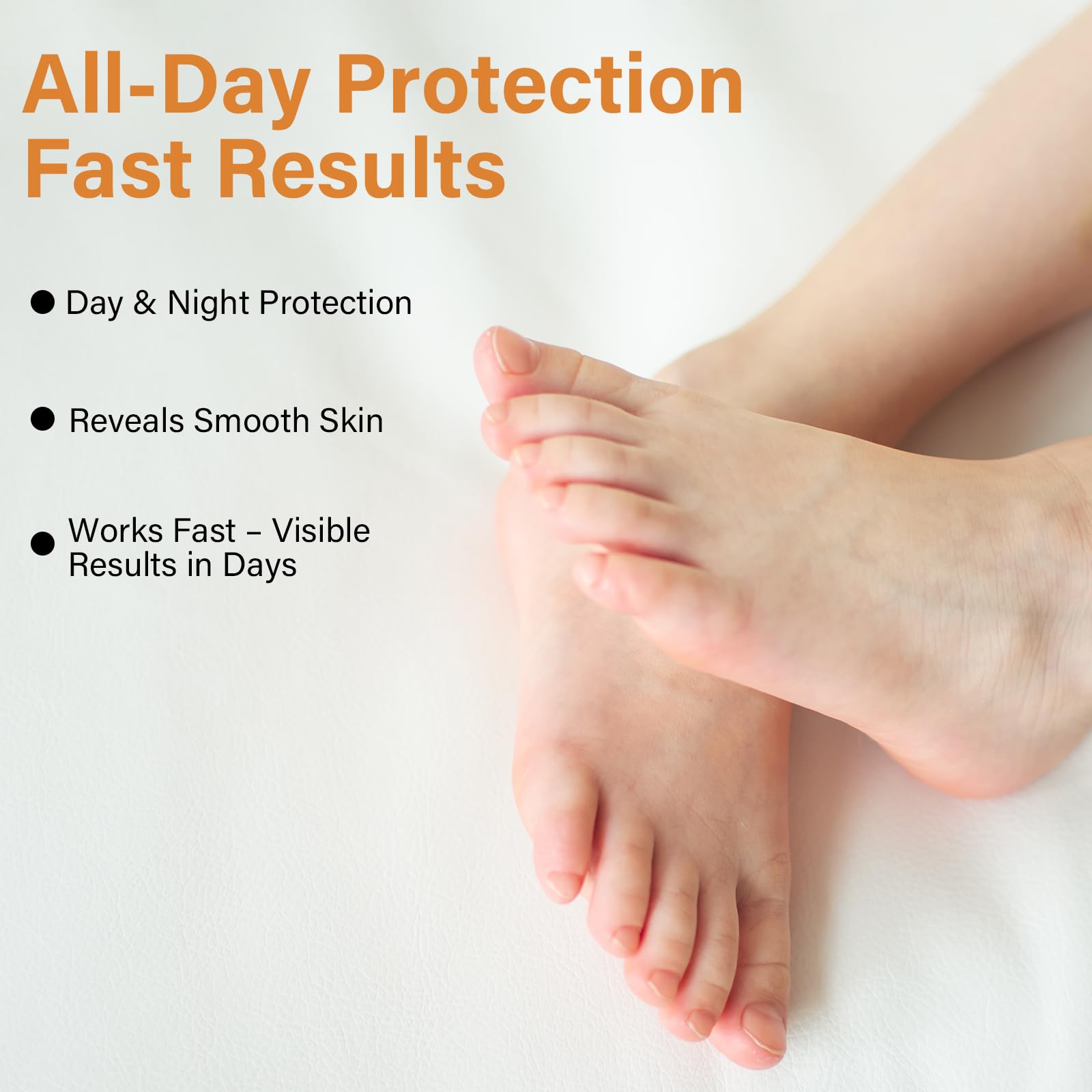 Close-up of AEE pads with 40% salicylic acid in action.