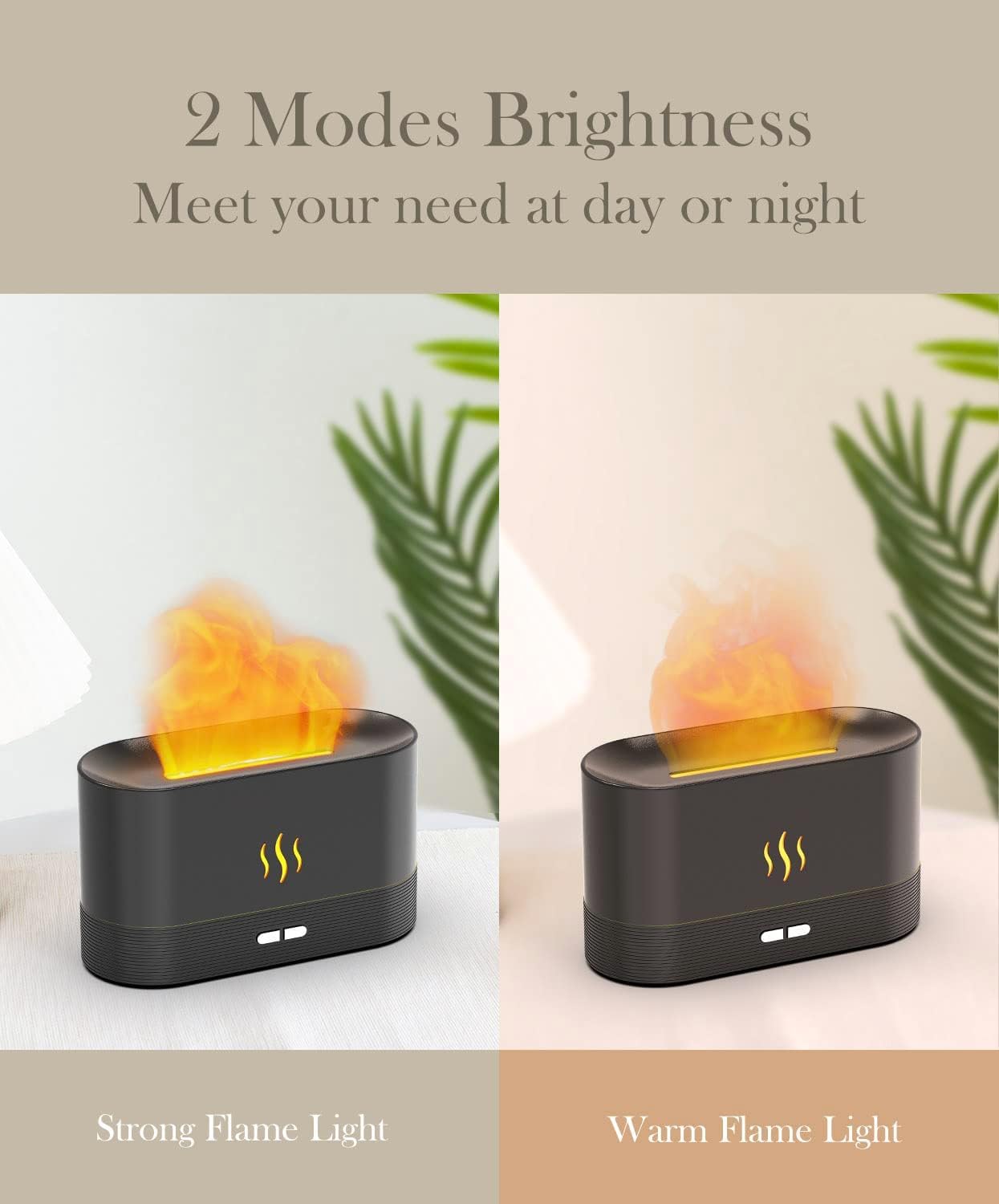 Aegci Flame Air Diffuser auto-off feature ensures safe use