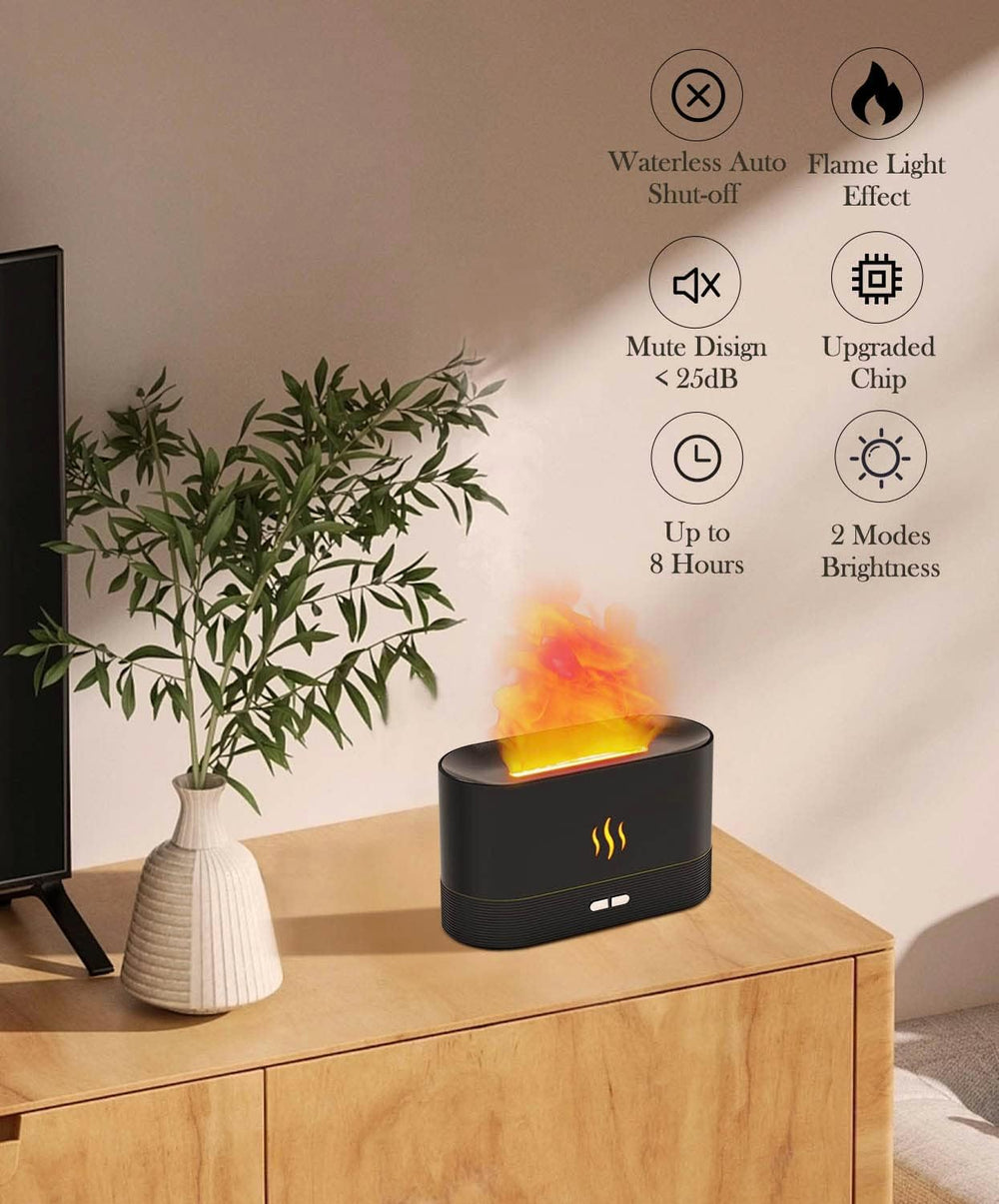 Aegci ultrasonic vaporizer technology delivers a fine aroma mist.