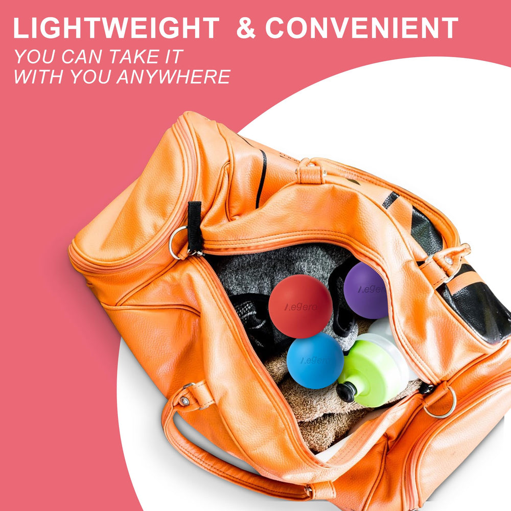 Bolas Aegero, diámetro 2,5 pulgadas, masaje profundo y resistente