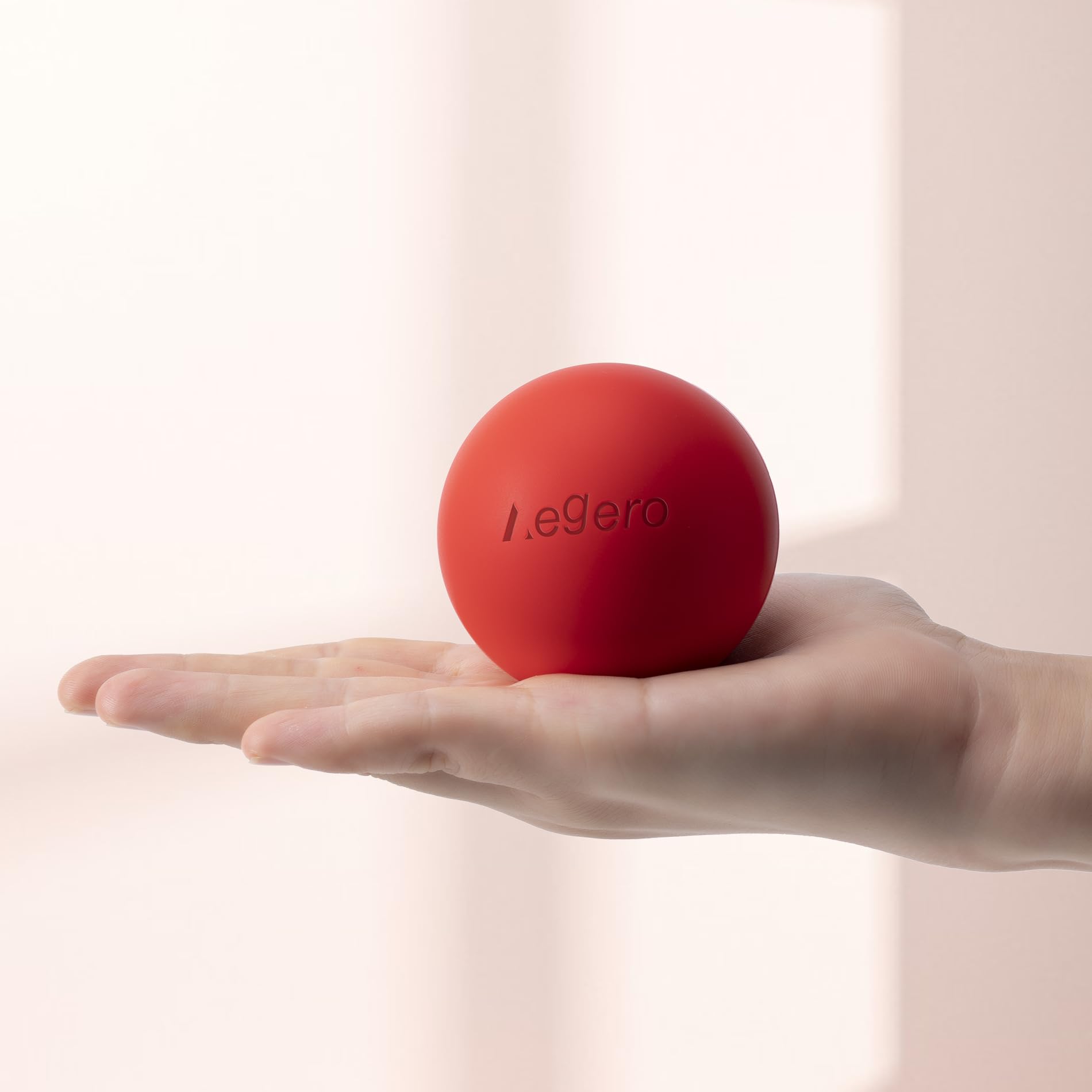 Aegero lacrosse ball blue plantar fasciitis relief for feet.