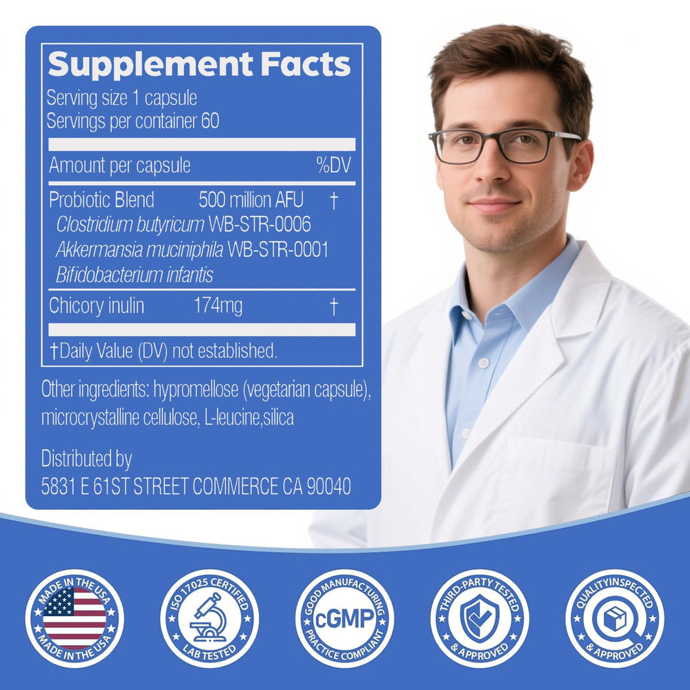 AEIHSDKYT-US Akkermansia illustration highlights gut-friendly bacteria.