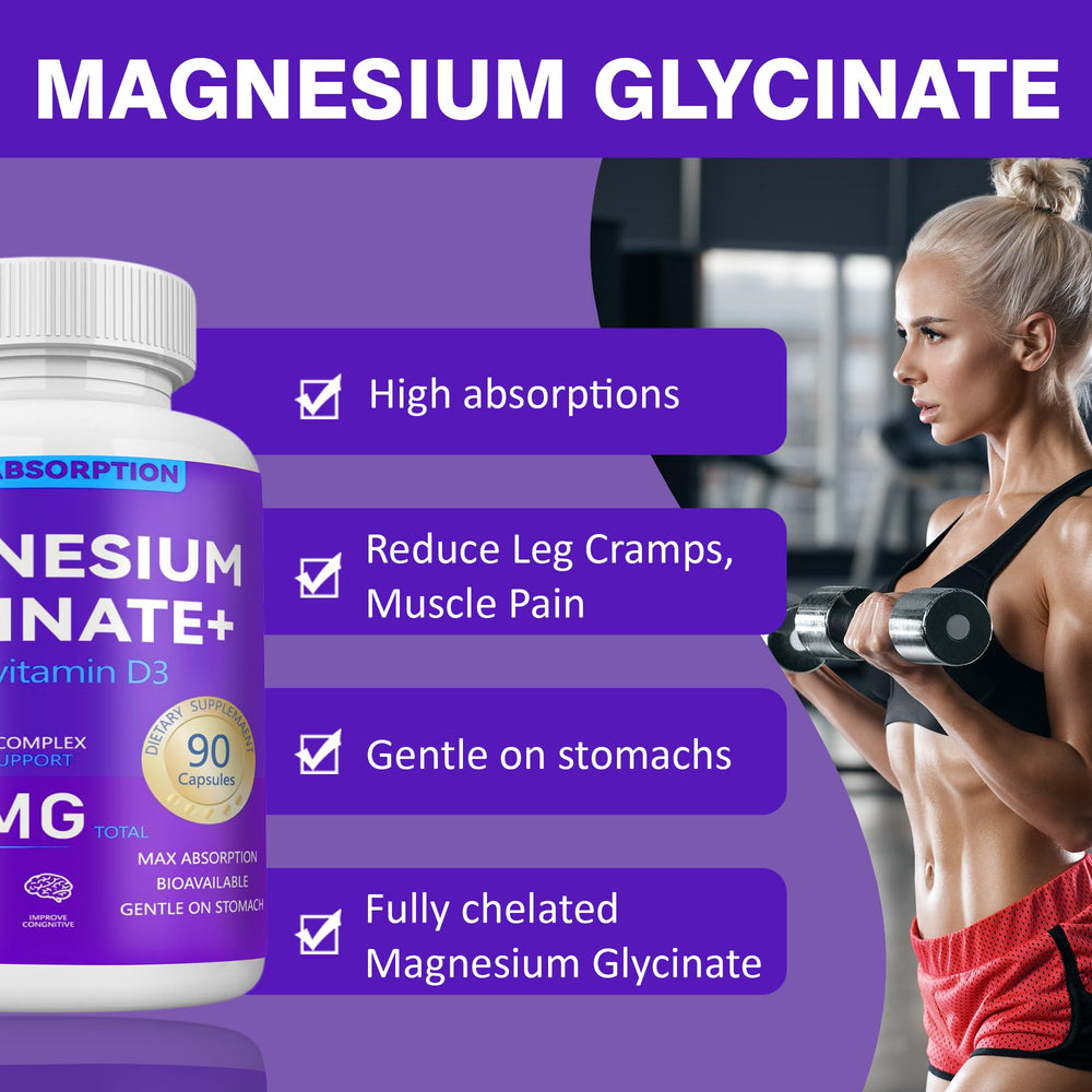 Aelyafle Magnesium Glycinate 1160mg capsules close-up highlighting soft gel capsules