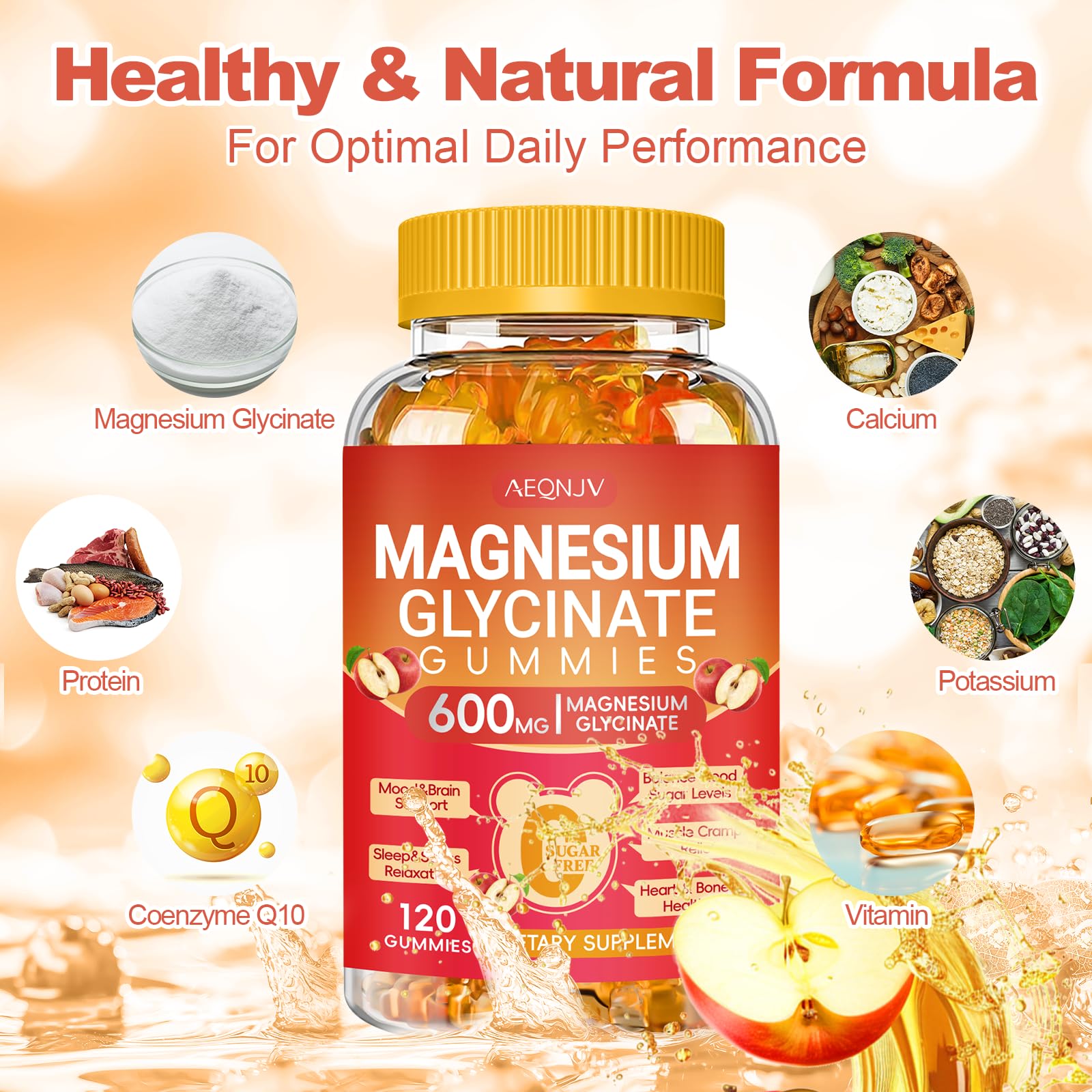 AEQNJV Family-friendly gummies designed for adults and kids supporting everyday energy