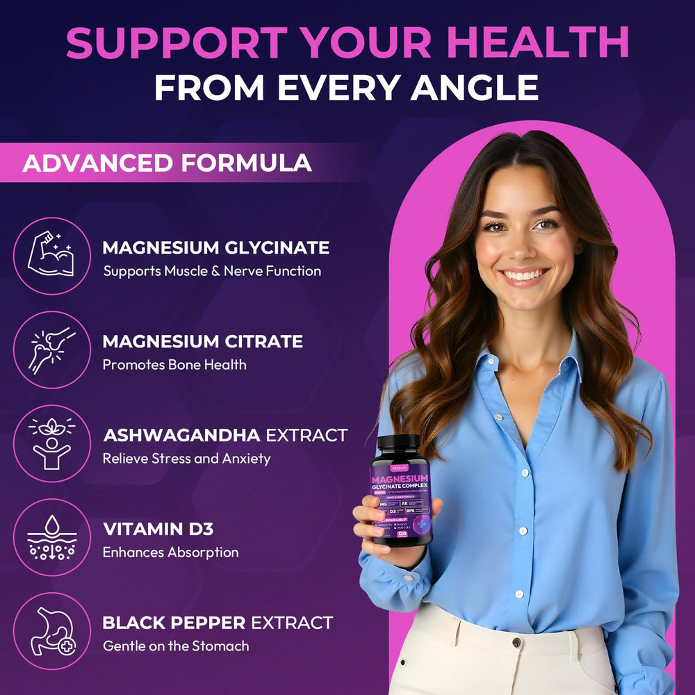 AEQNJV label featuring Ashwagandha and B6 blend for nervous system support.