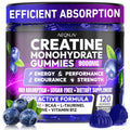 AEQNJV Creatine Gummies Monohydrate Complex – 9,000 mg per serving, Sugar Free, Vegan, 120 Gummies