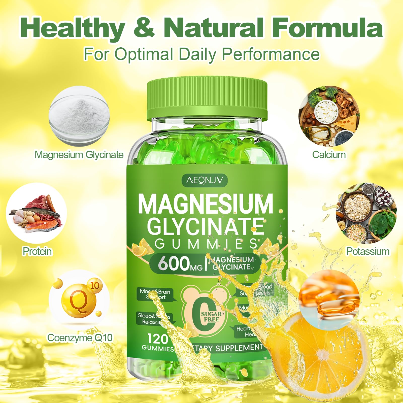 AEQNJV bottle shows 60-day supply for sustained intake.