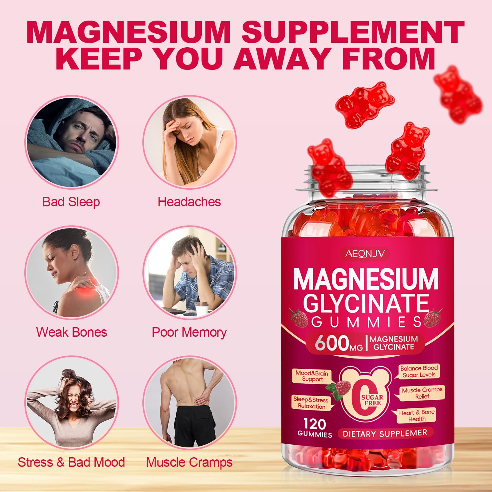 AEQNJV Vegan-friendly gummies for plant-based convenience and daily use.