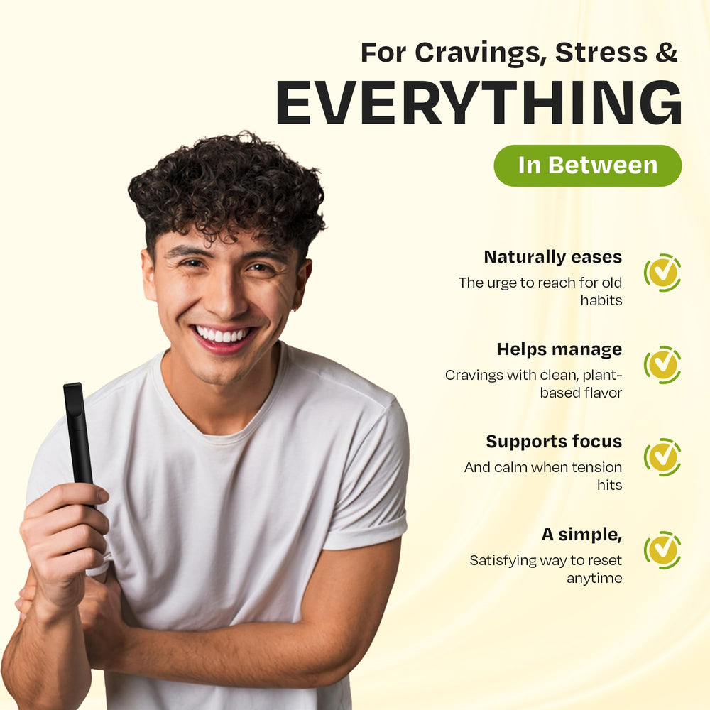 Person using Aeris Health in calm setting, portable and discreet.
