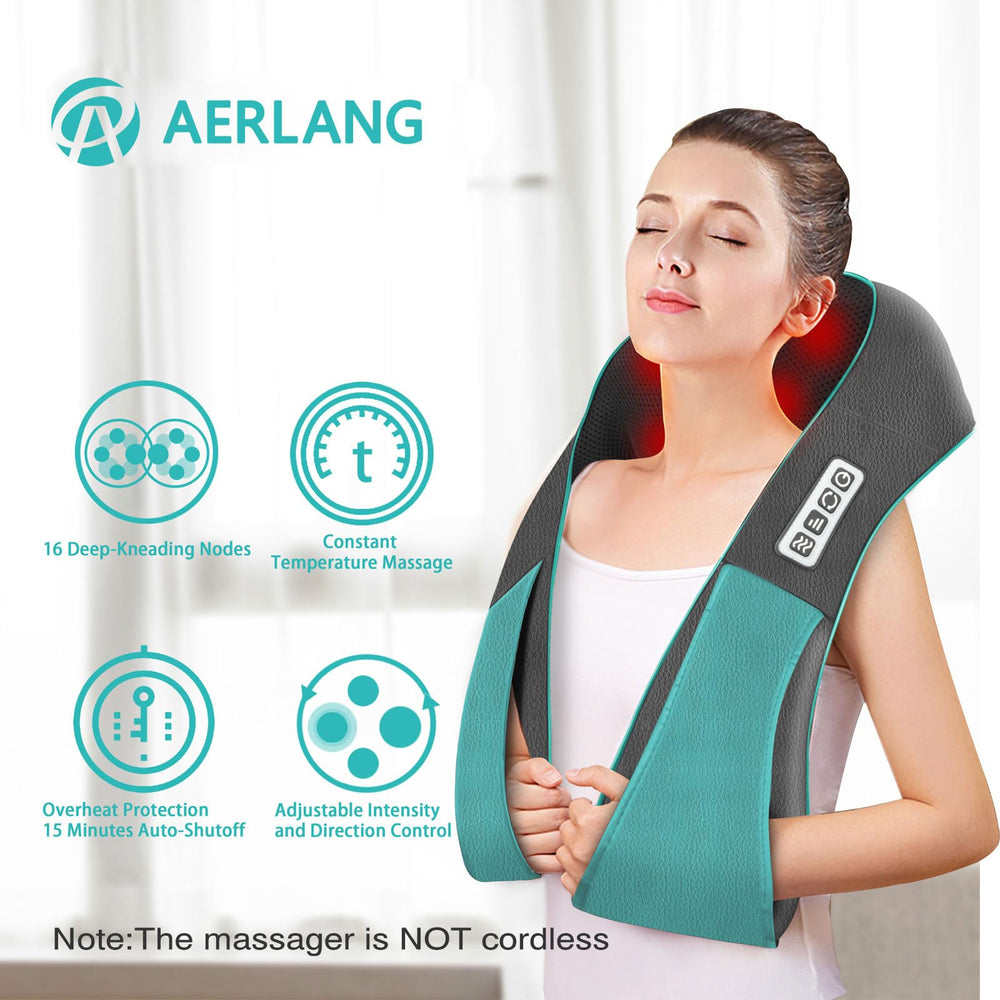AERLANG back massage with deep kneading heads targeting upper back