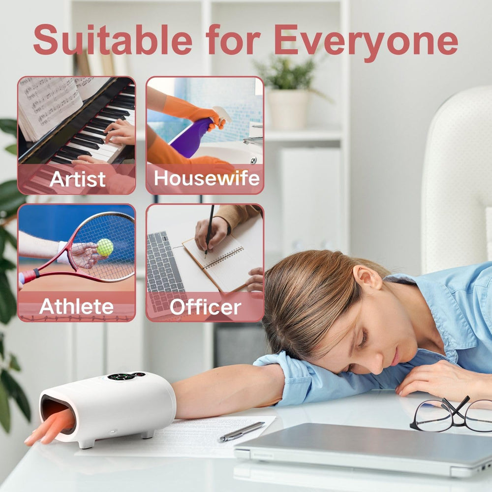 AERLANG Hand Massager Type-C charging enables fast, flexible recharging.