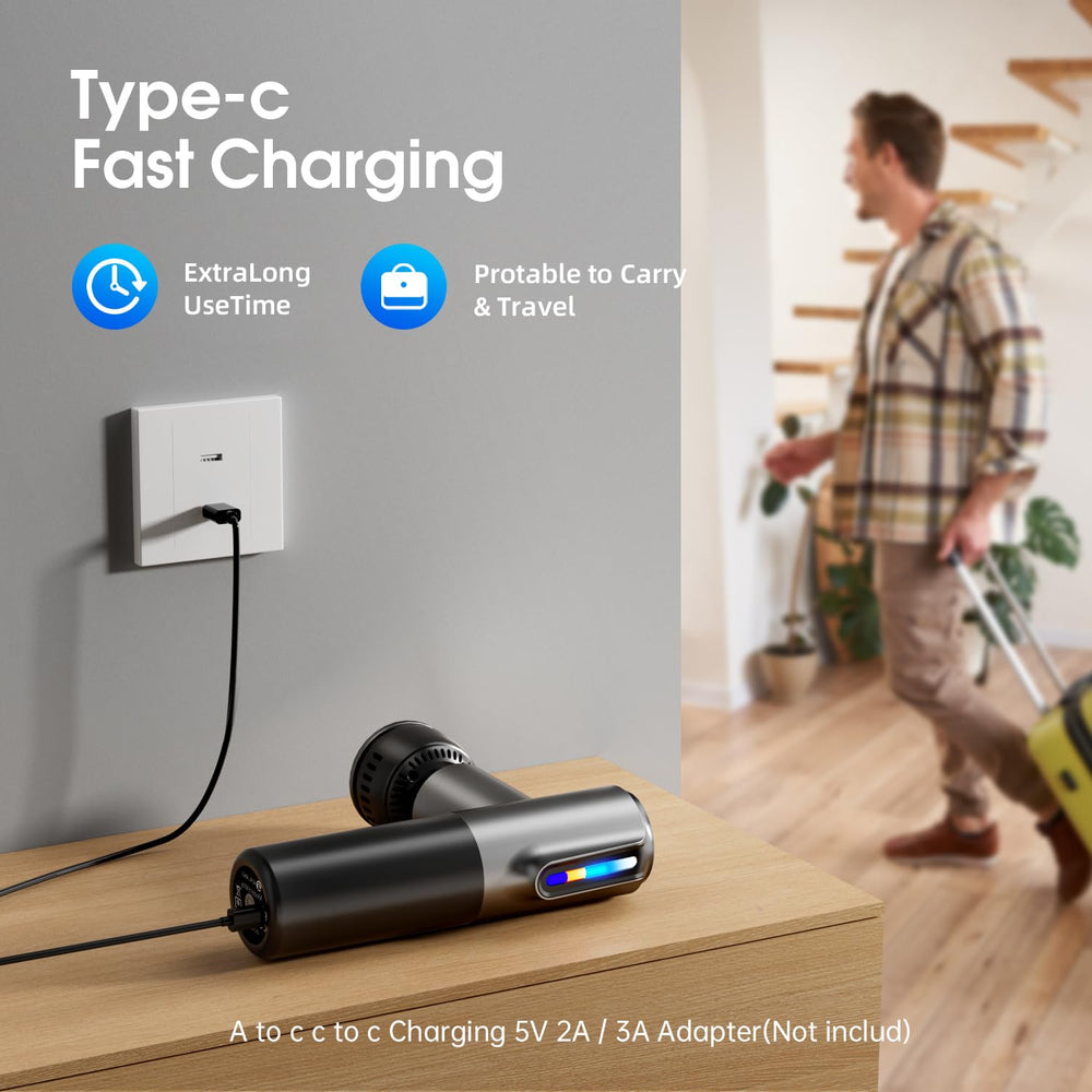 AERLANG Type-C charging port enables fast, convenient recharge