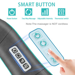 AERLANG massager in use on shoulders to relieve tension