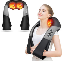 AERLANG Shiatsu back and neck massager corded design for targeted relief at home.
