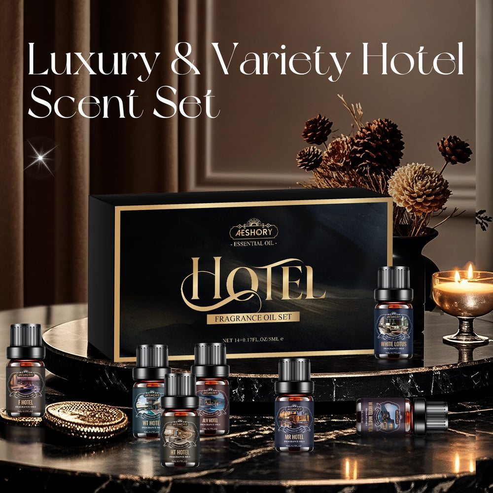 Aeshory diffuser oils in a diffuser for ambient room scent.