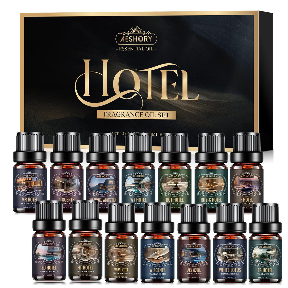 Aeshory hotel-inspired scents display elevating home or office ambience.